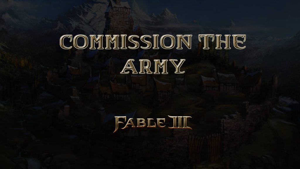 fable iii commission the army featured image