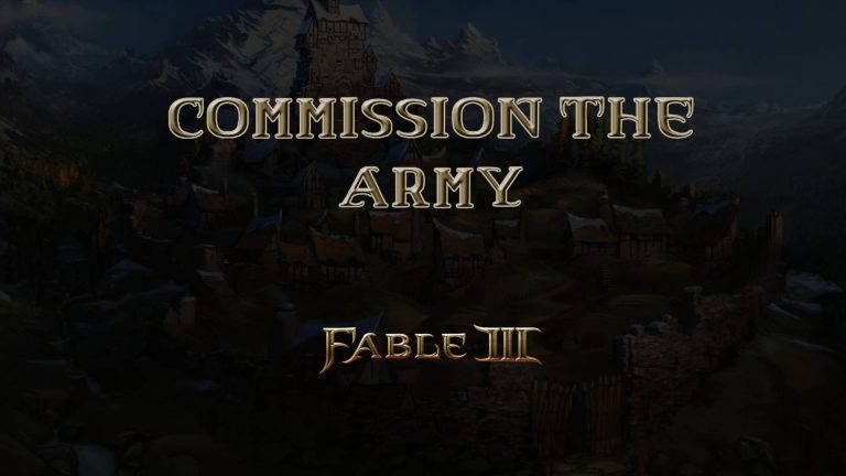 fable iii commission the army featured image