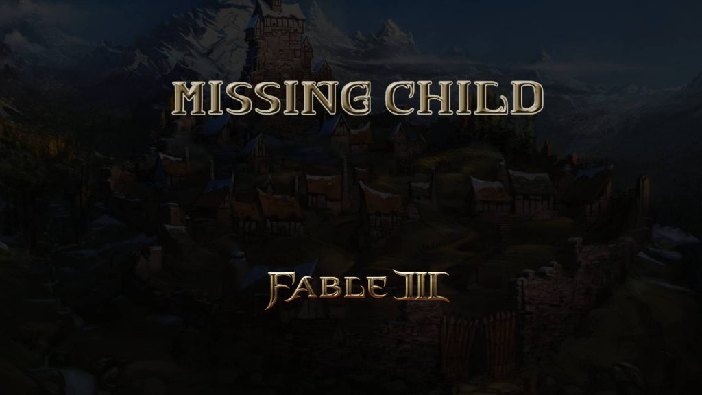 fable iii missing child featured image