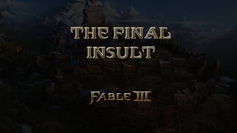 fable iii the final insult featured image