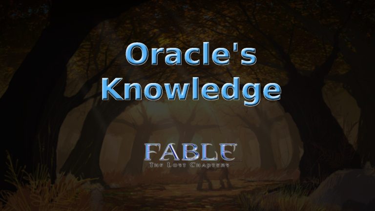 fable the lost chapters oracle's knowledge featured image