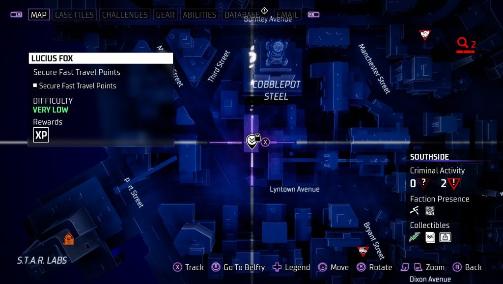 gotham knights fast travel 2 map