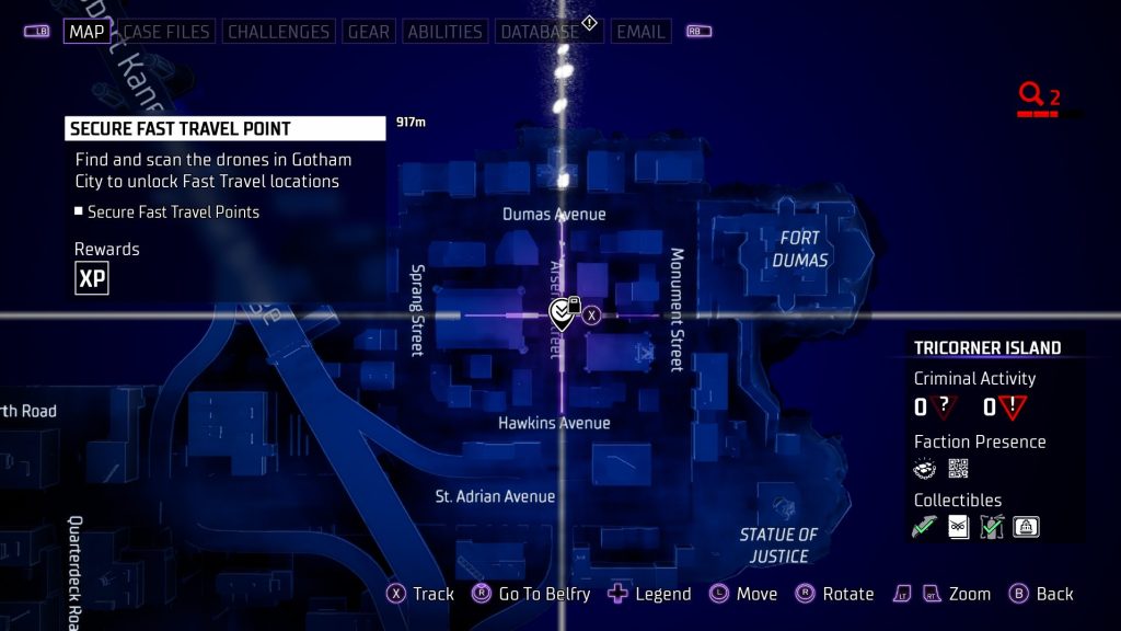 gotham knights fast travel 4 map