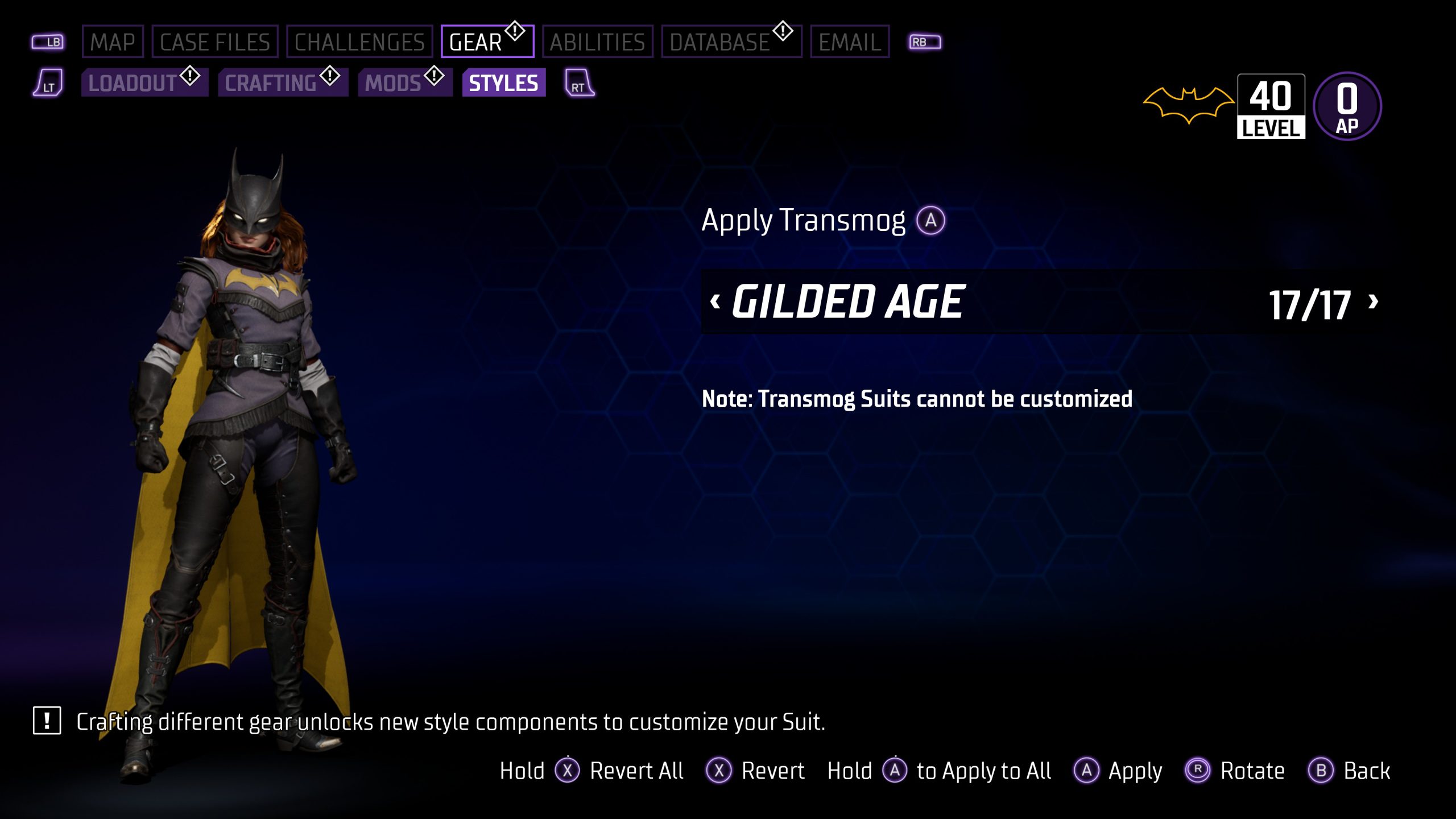 gotham knights gilded age skins leak batgirl