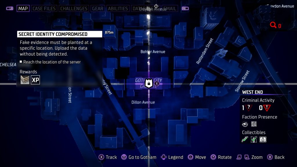 gotham knights secret identity 1 map