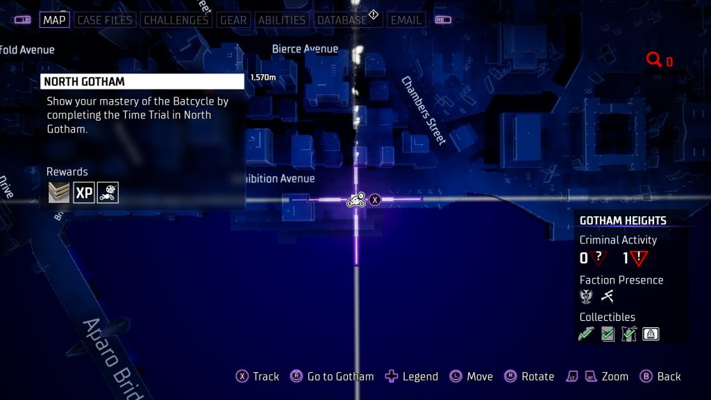 gotham knights time trial batcycle 1 map