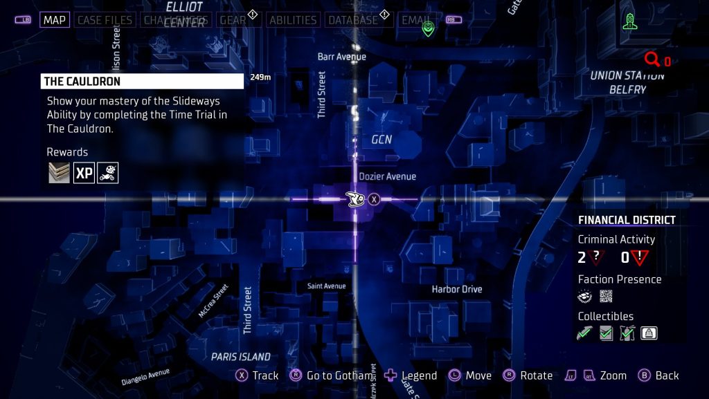 gotham knights time trial robin 1 map