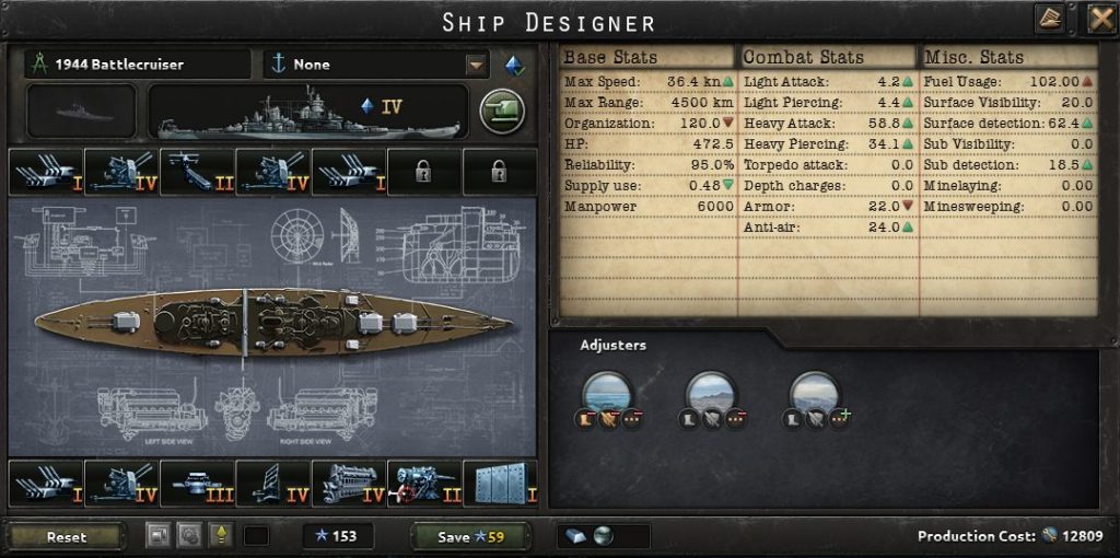 hearts of iron 4 1944 battlecruiser