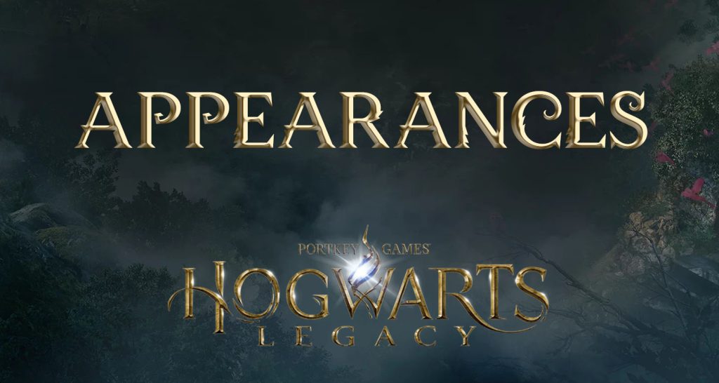 hogwarts legacy appearances & transmog item list