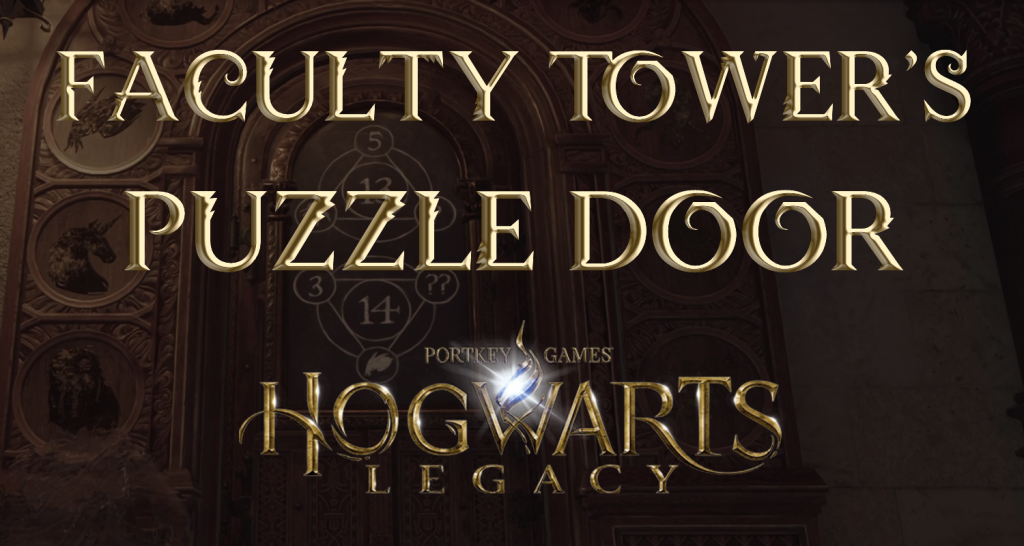 hogwarts legacy faculty tower's puzzle door featured image