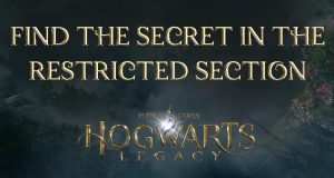 hogwarts legacy featured image find the secret in the restricted section