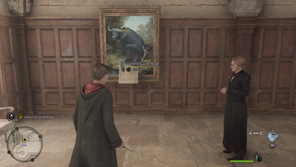 hogwarts legacy field guide portrait of baruffio