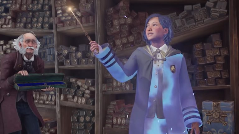 hogwarts legacy – magic awaits trailer nintendo switch ollivander's shop