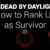 how to rank up pip as survivor featured image dead by daylight guide