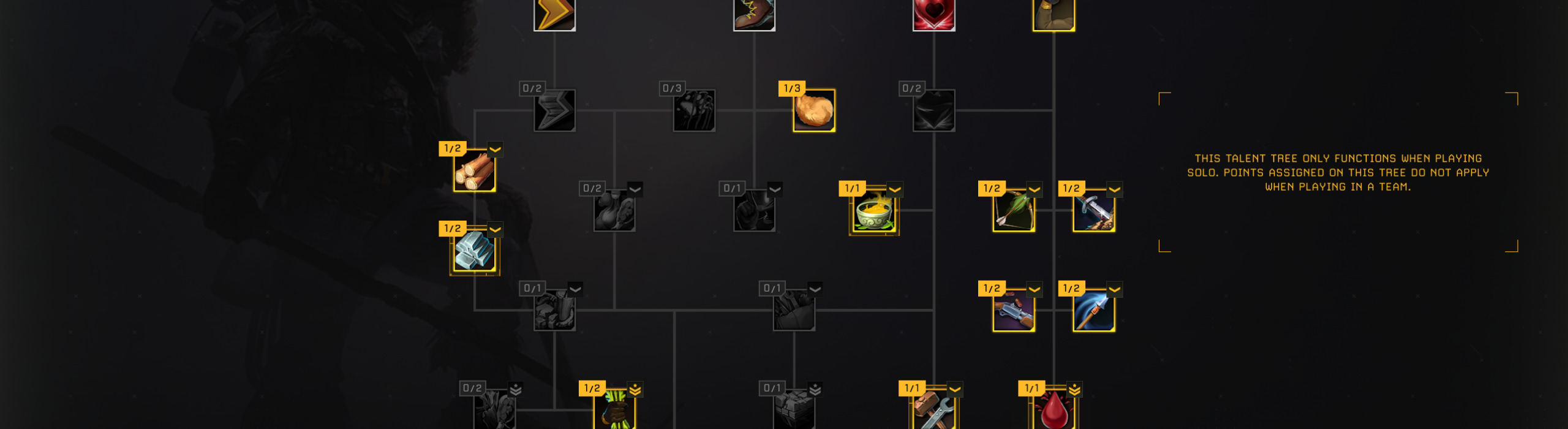 icarus week twelve separate dedicated solo tree and more talent points