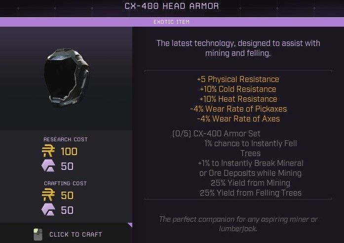 icarus week twenty workshop restock armor mining gathering 2
