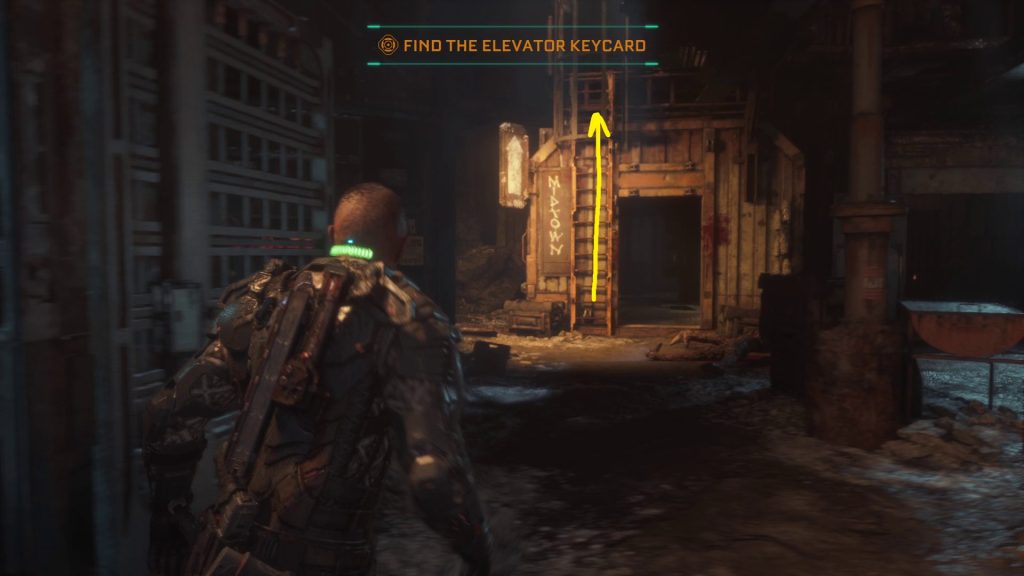 ladder to midtown find the elevator keycard colony walkthrough callisto protocol