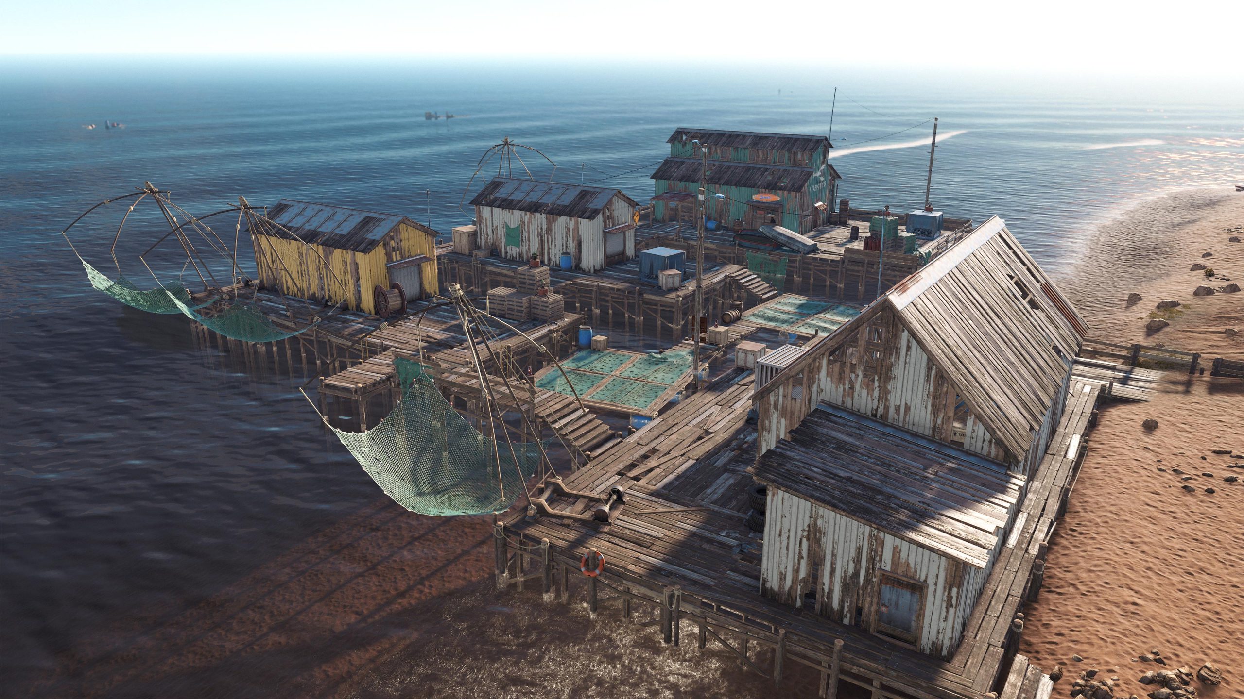 large fishing village