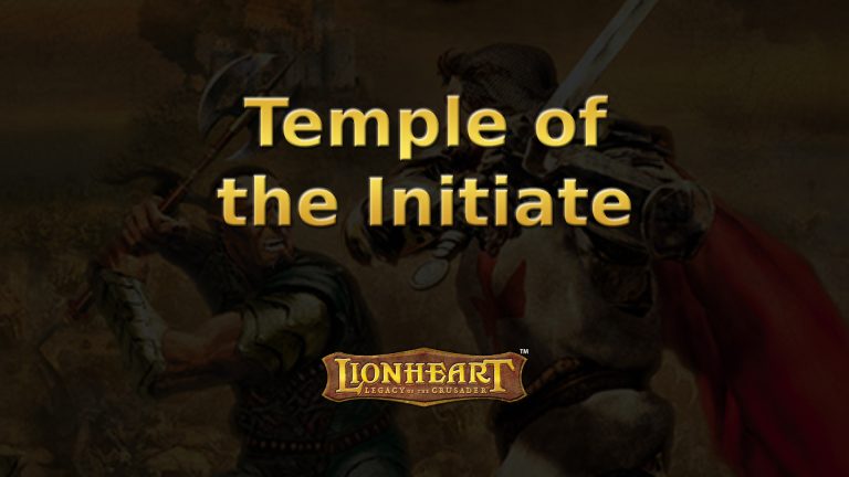 lionheart temple of the initiate featured image