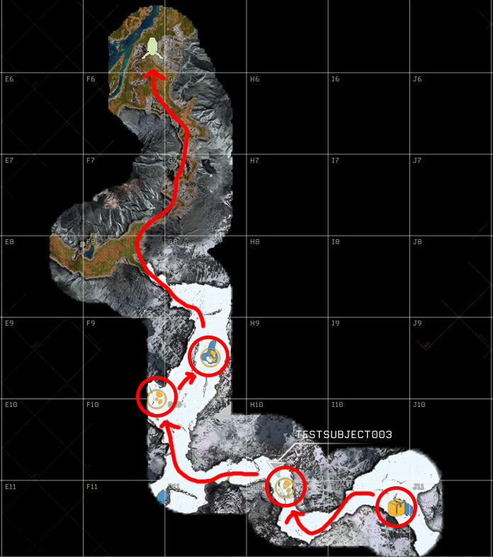 mission objectives map snowblind icarus walkthrough