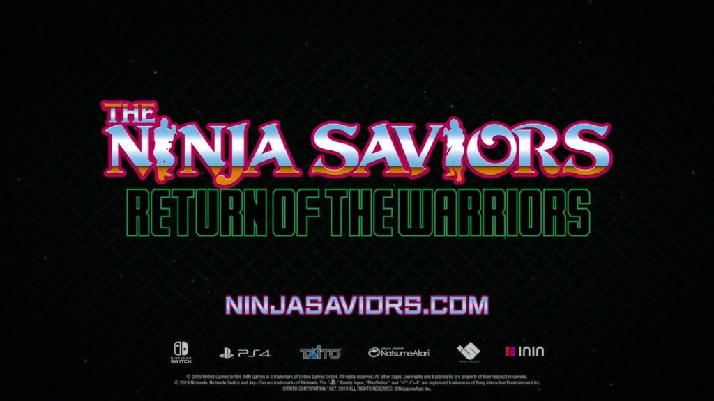 Ninja Saviours Return Of The Warriors Header Image