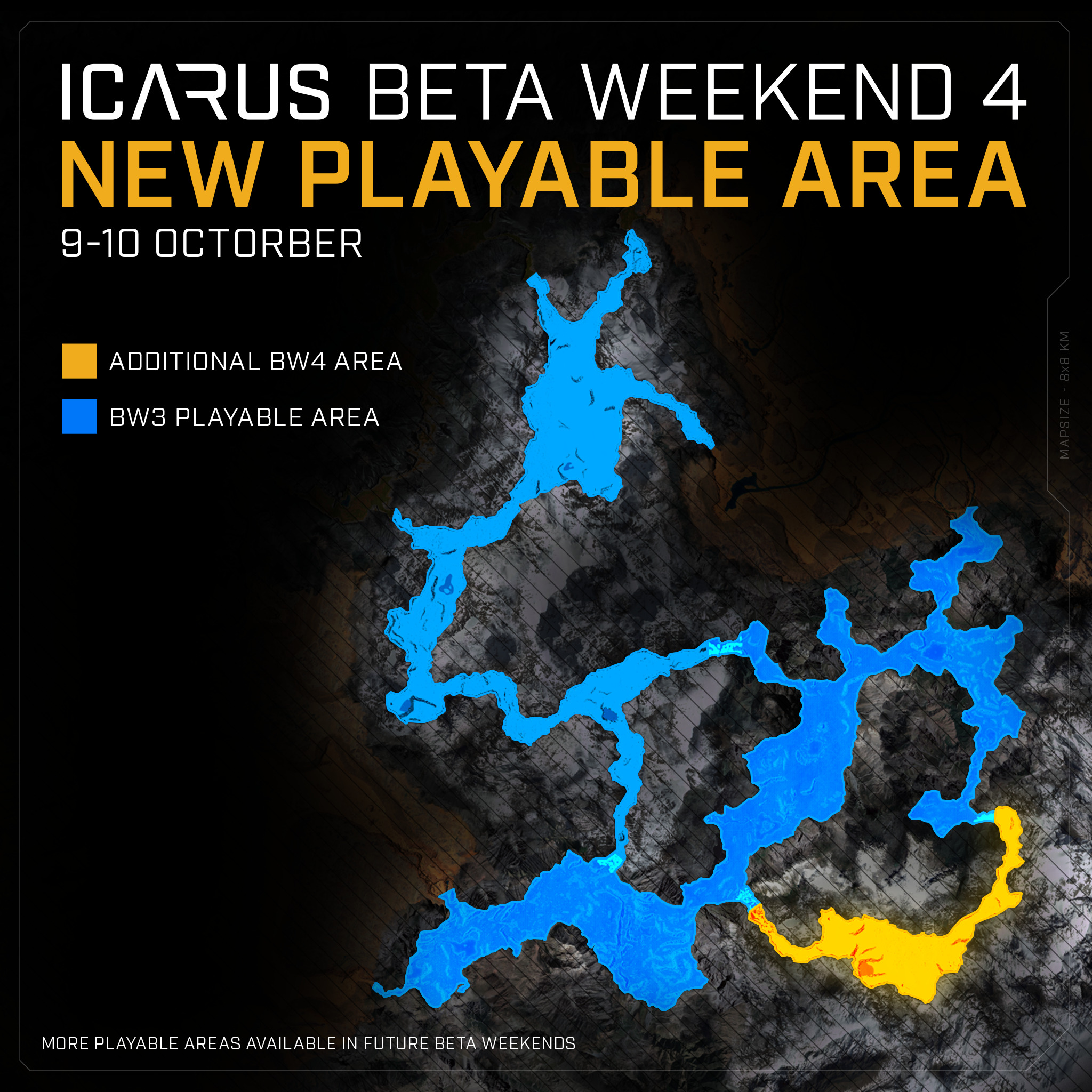 octorber beta weekend new playable area