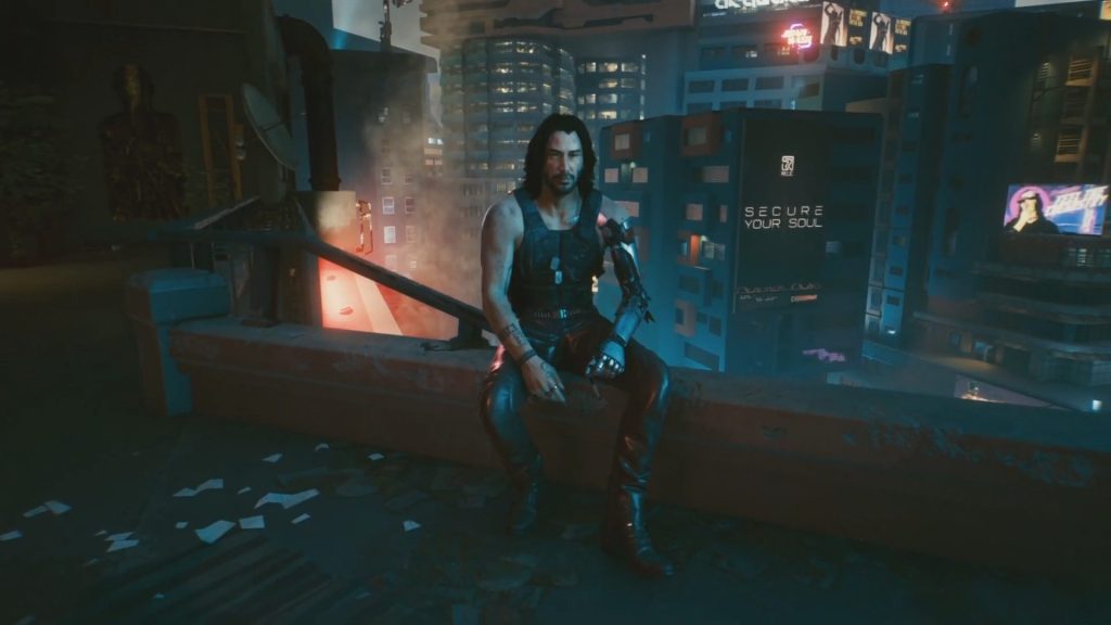 On Balcony with Johnny Secret Ending Cyberpunk 2077