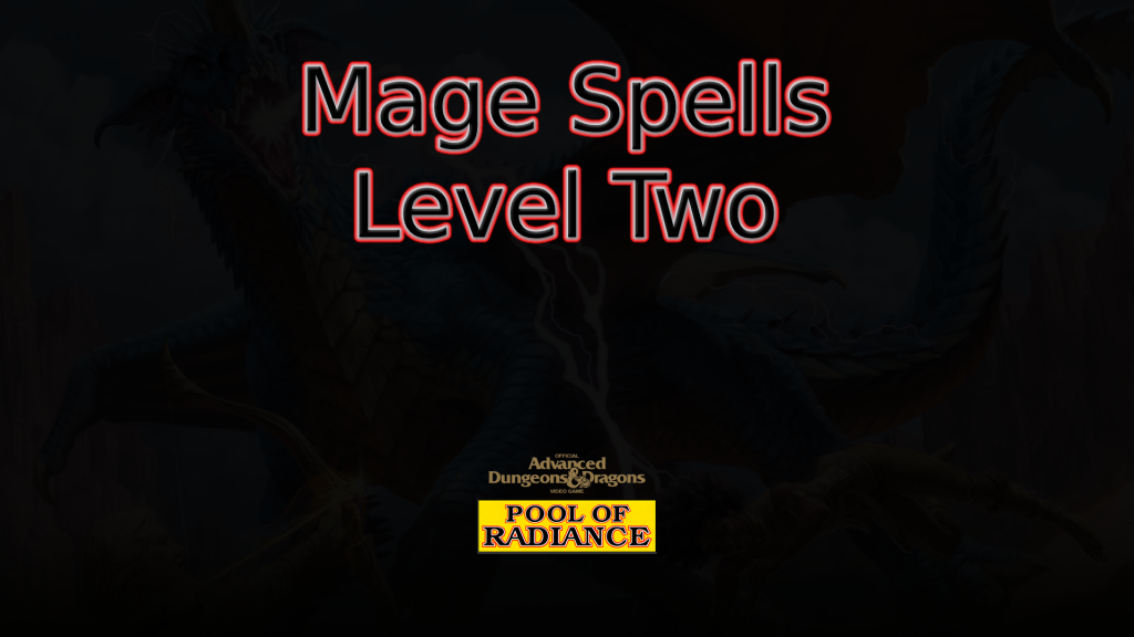 pool of radiance mage spells level two featured image