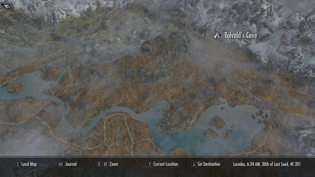 skyrim pacifist guide tolvalds cave location