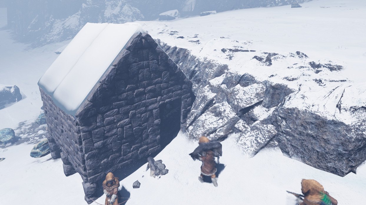 snowcovered stone base 2