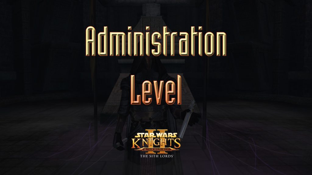 star wars kotor ii administration level featured image