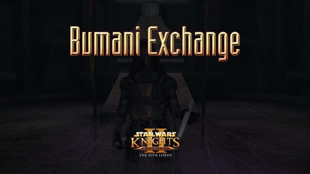 star wars kotor ii bumani exchange featured image