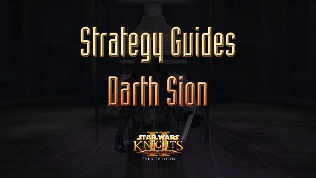 star wars kotor ii strategy guides darth sion featured image