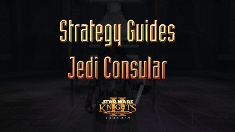 star wars kotor ii strategy guides jedi consular featured image