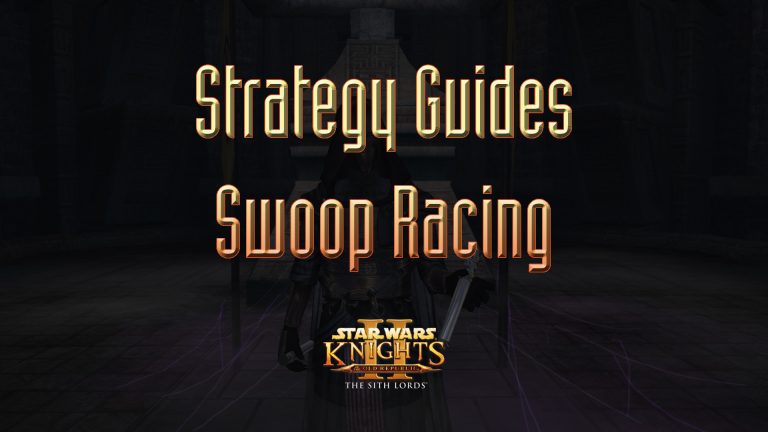 star wars kotor ii strategy guides swoop racing featured image