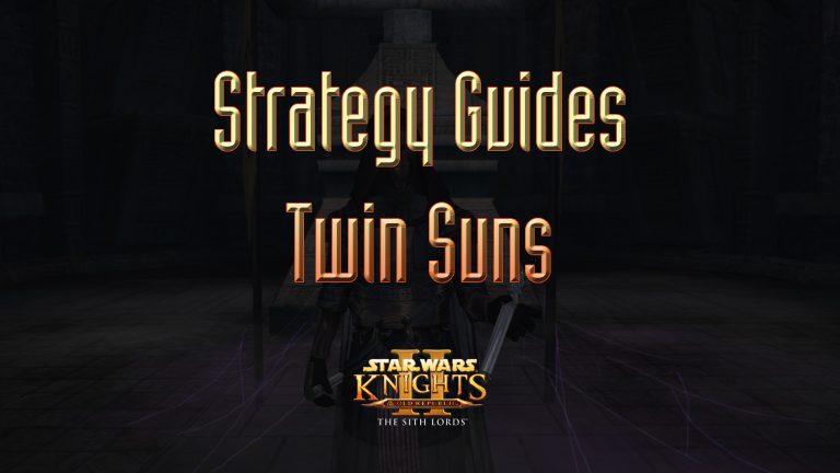 star wars kotor ii strategy guides twin suns featured image