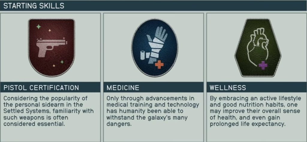 starfield background combat medic skills