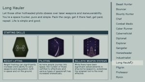 starfield background long hauler description