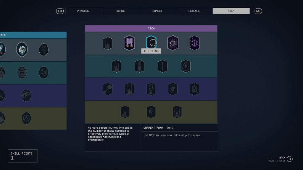 starfield boarding guide piloting skill