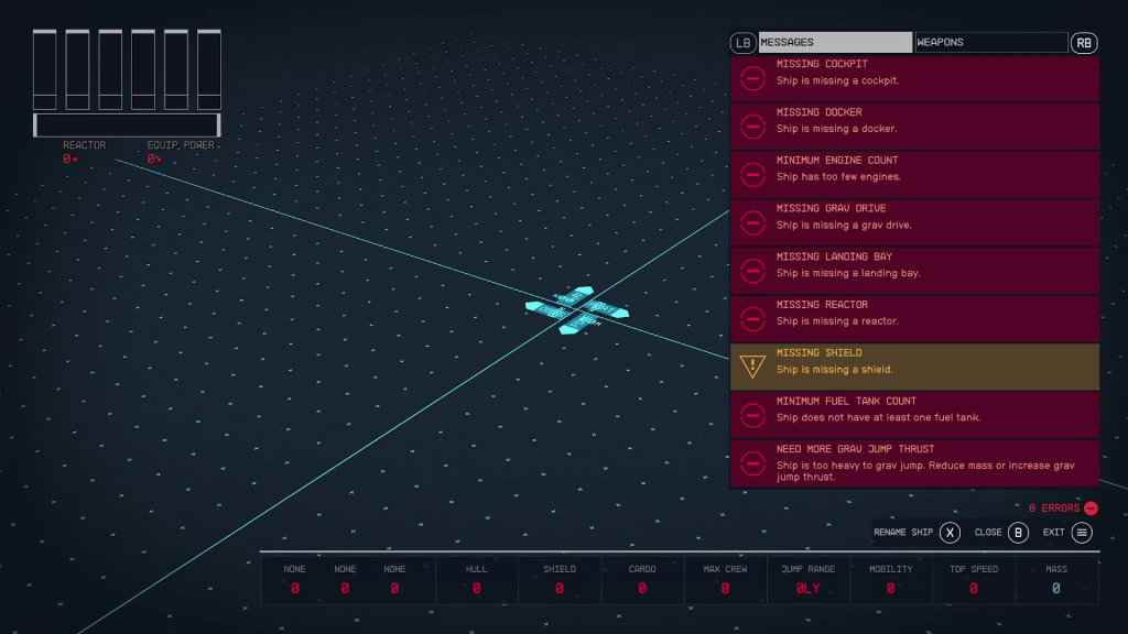 starfield ship building guide blank building screen