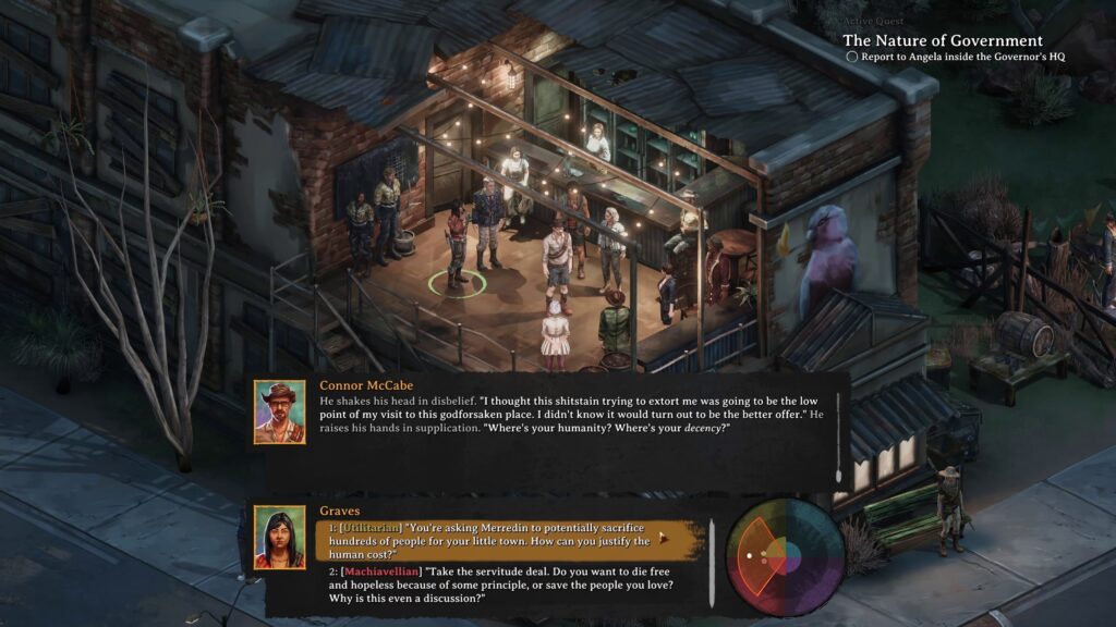 broken roads review moral decisions