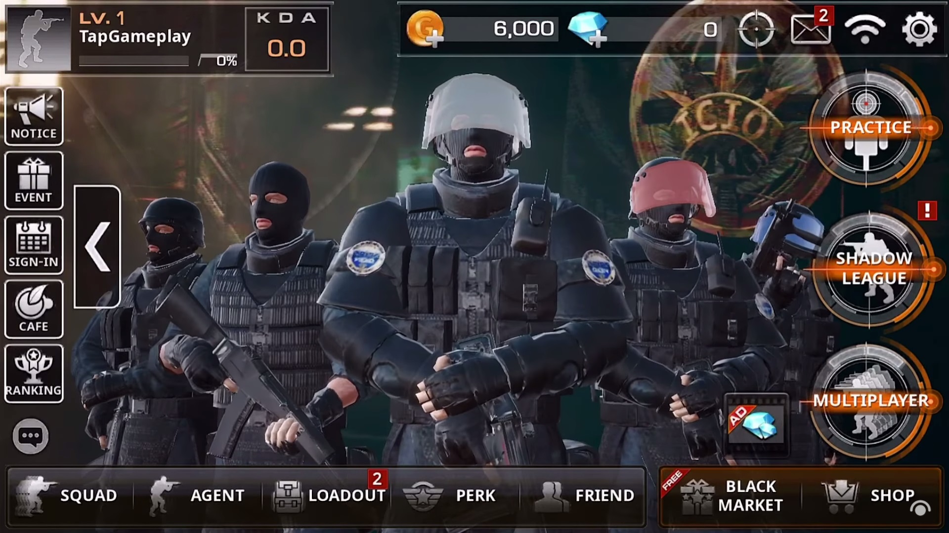 combat squad fps ui