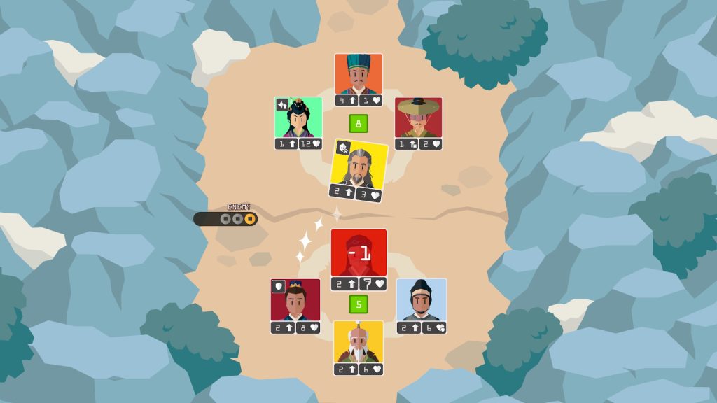 reigns three kingdoms battle mini game