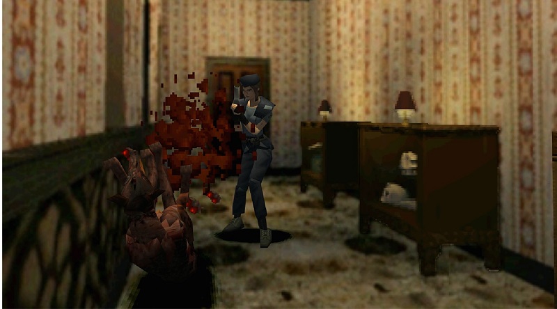 Resident Evil PS1 Retro Review Gameplay Screenshot 1