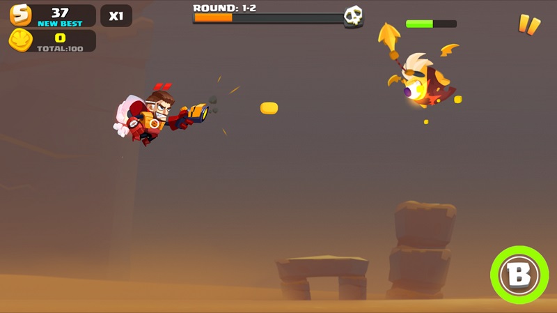 Shoot The Dragons iOS Gameplay Screenshot