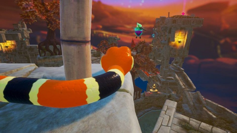 Snake Pass Nintendo Switch Screenshot 2