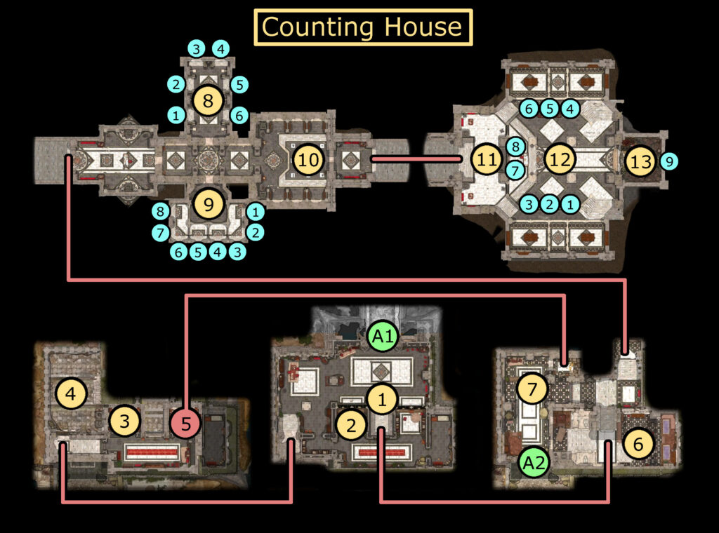 baldur's gate 3 counting house map (with safes)