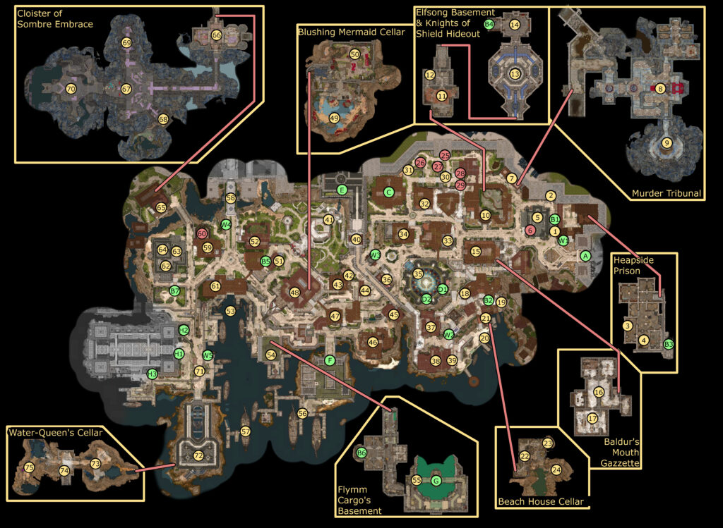 baldur's gate 3 lower city map