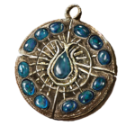 Cerulean Amber Medallion +3