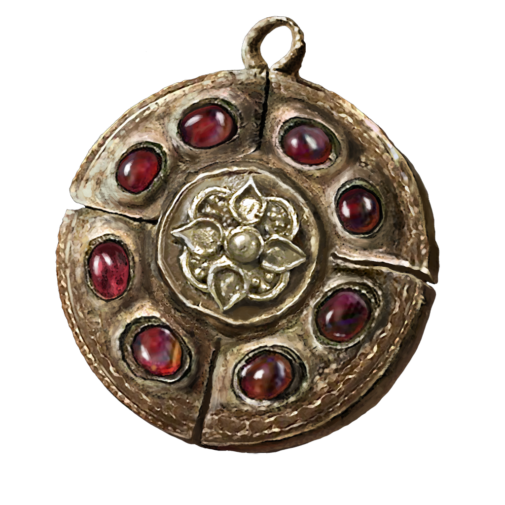 Crimson Amber Medallion +1